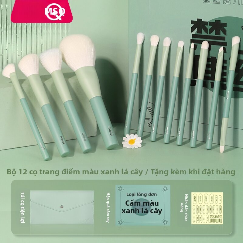 MSQ | Bộ Cọ Phấn Mắt & Highlight 12 Cây