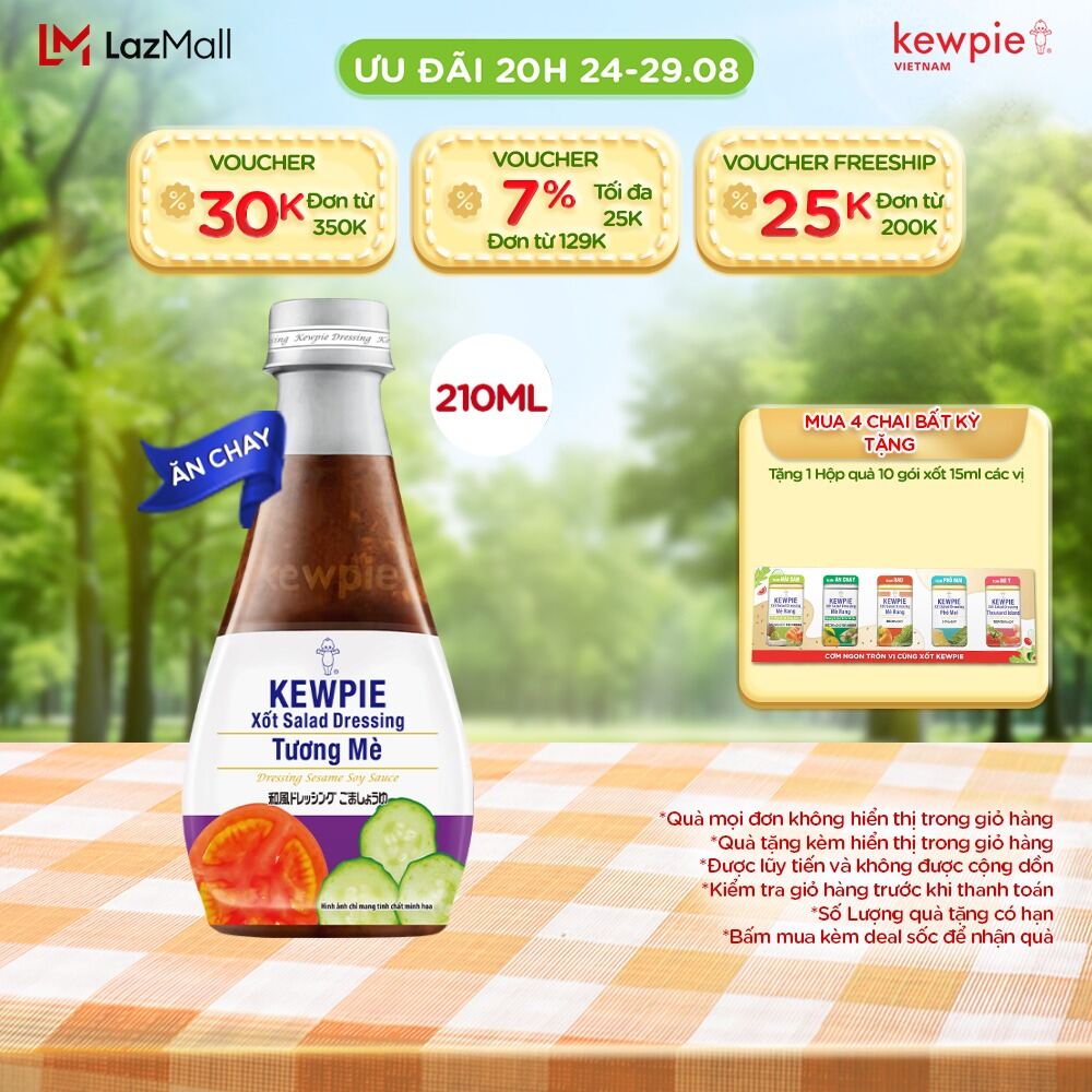 Xốt Salad Dressing Tương Mè Kewpie 210ml
