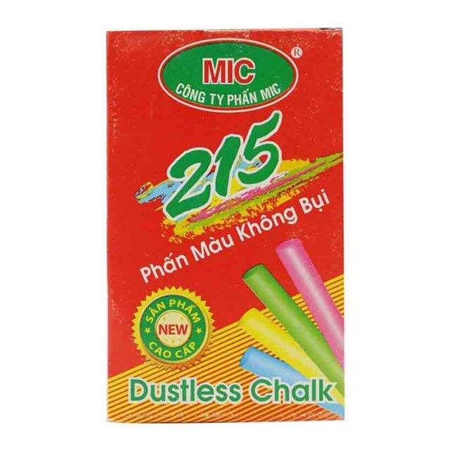 Phấn viết bảng không bụi, phấn màu mic