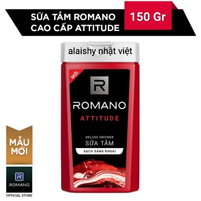 Sữa tắm romano attitude 150 gr hàng tặng