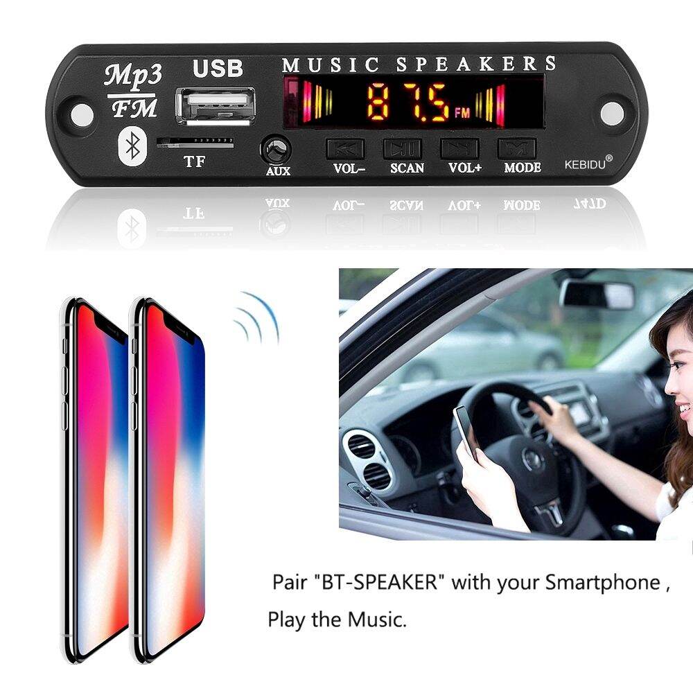 Mạch bluetooth 5.0 màn hình màu nháy đèn 7v đến 12v