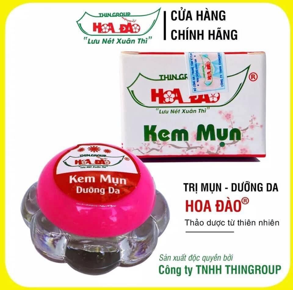 Kem mụn thảo dược đông y hoa đào thingroup sạch mụn dưỡng da