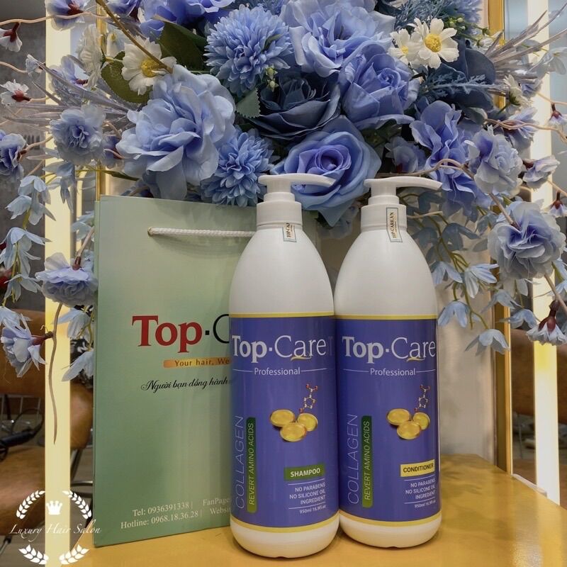 Cặp dầu gội xả top care 970ml hàng chính hãng .