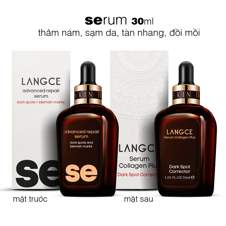 LANGCE SErum THÂM NÁM, SẠM DA, TÀN NHANG, ĐỒI MỒI 30ml cho Nam