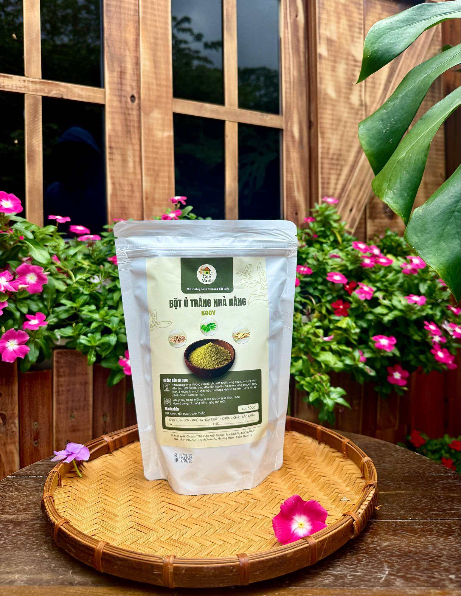 BỘT Ủ TRẮNG NHẢ NẮNG BODY 500g -Giúp Nhả Nắng-Làm Trắng Da-Mềm Mịn Da