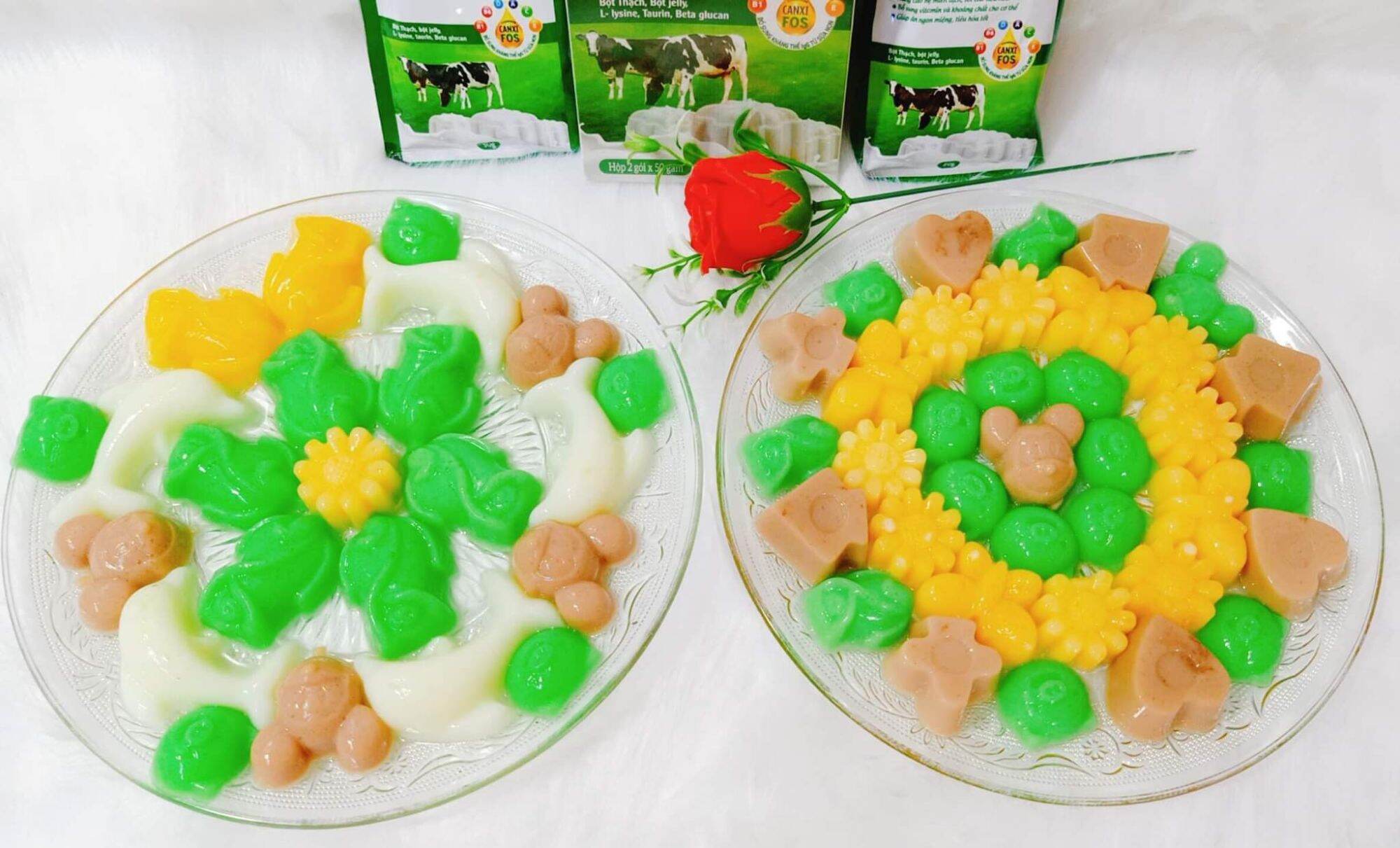 Thạch rau câu dinh dưỡng sữa non giúp dưỡng chắc cơ thể khỏe mạnh