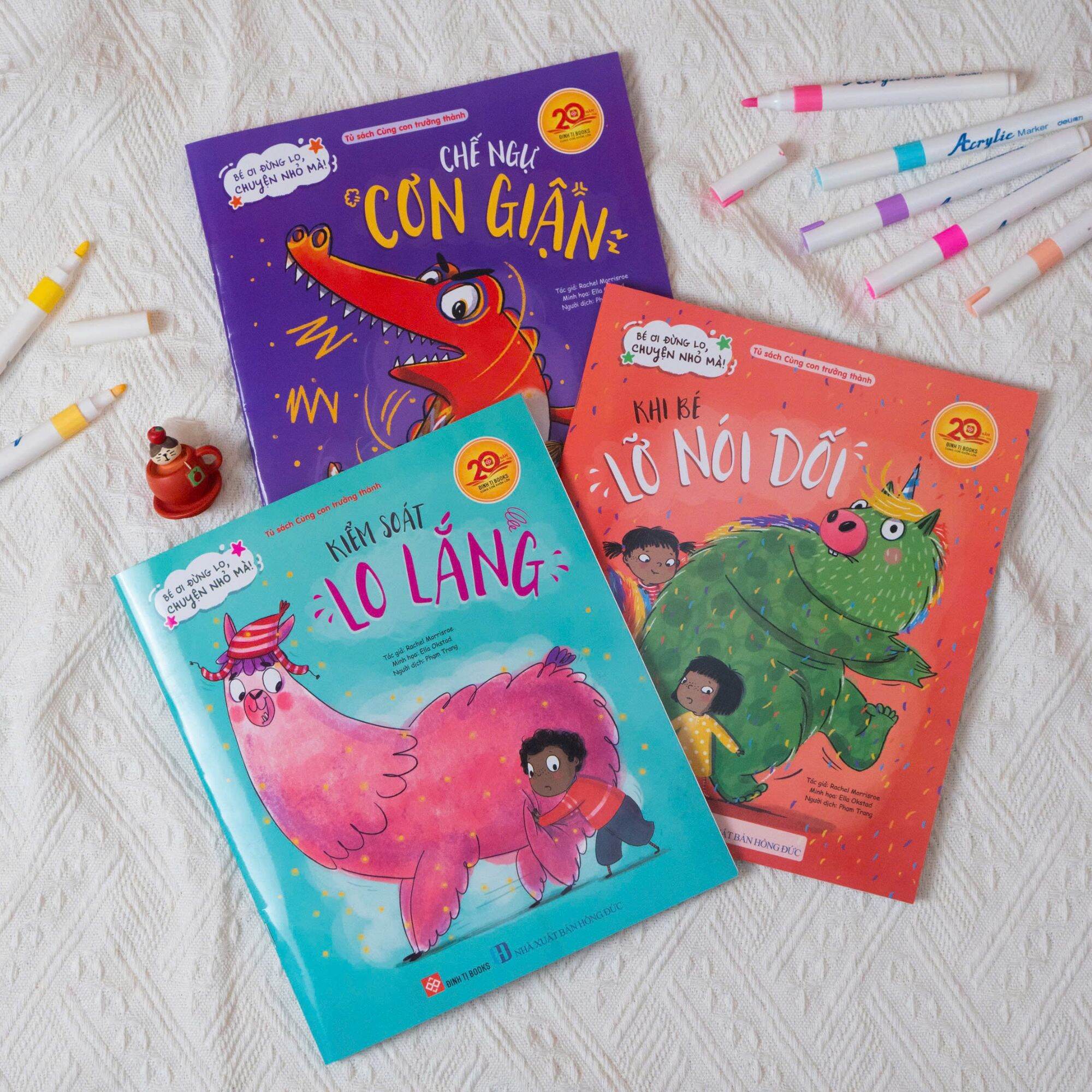 Bộ sách - Bé ơi đừng lo, chuyện nhỏ mà! ( combo 3 cuốn ) 