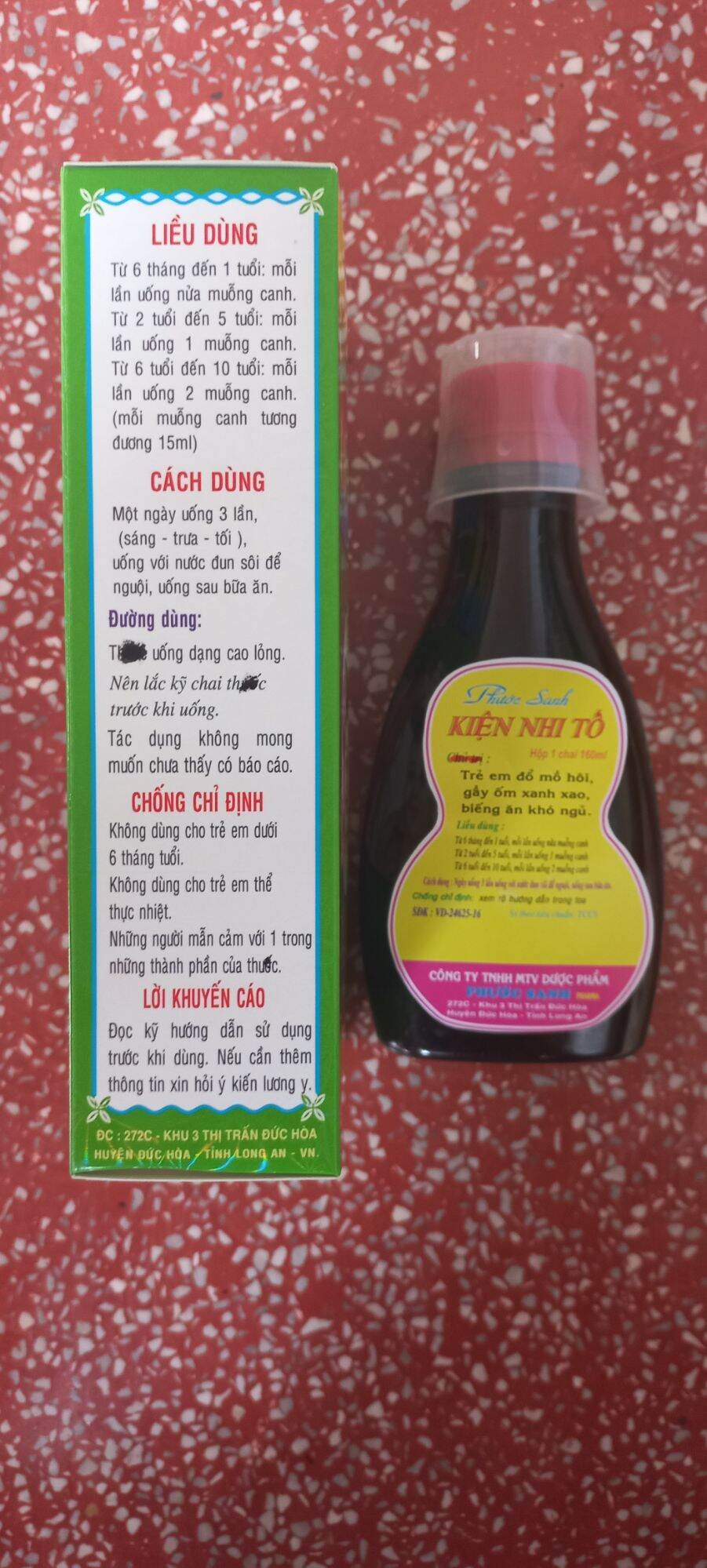 Sirô Kiện Nhi Tố - 160 ml