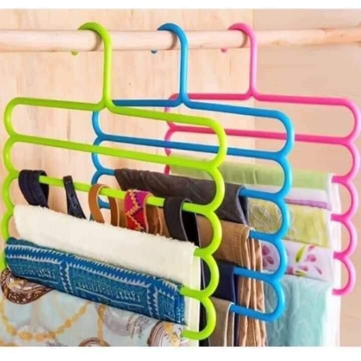Móc treo quần áo 5 tầng tiện dụng