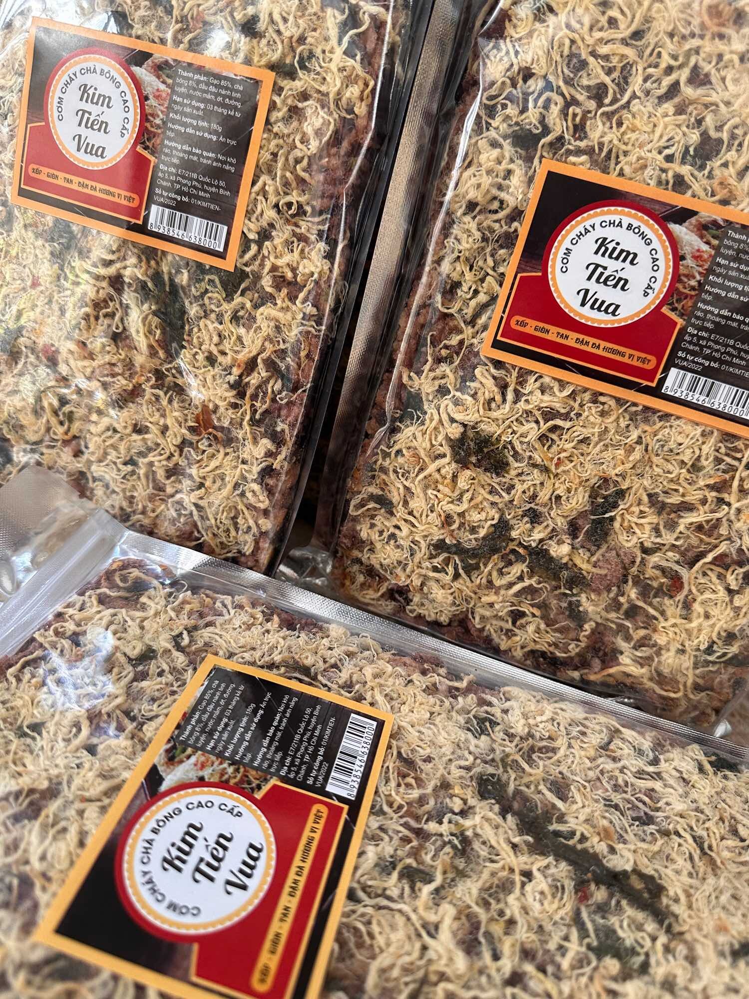 Cơm Cháy Gạo lứt rong biển chà bông Tiến Vua /Túi 180g