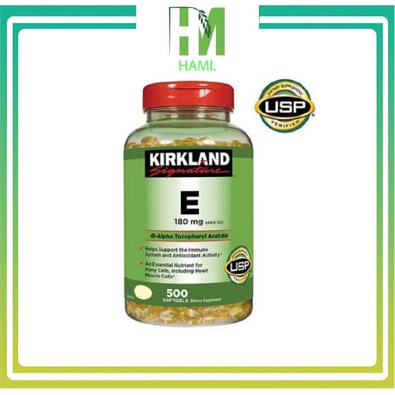 Vitamin E kirkland 500 viên Mỹ