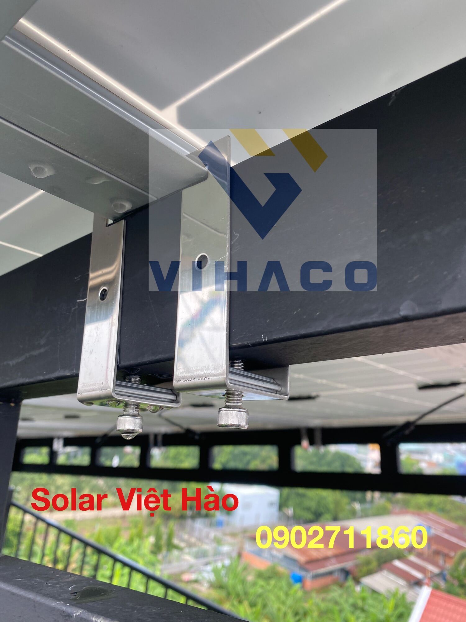 Kẹp U 30x60 solar cho khu vực biển đảo U36A