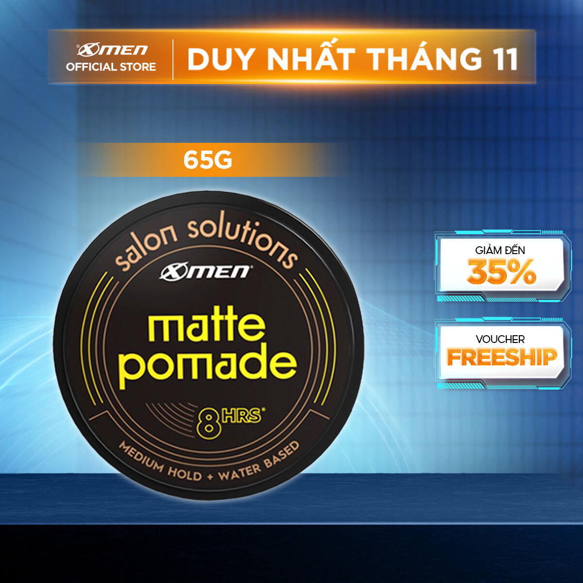 Sáp Matte Pomade Xmen Salon Solutions 65g