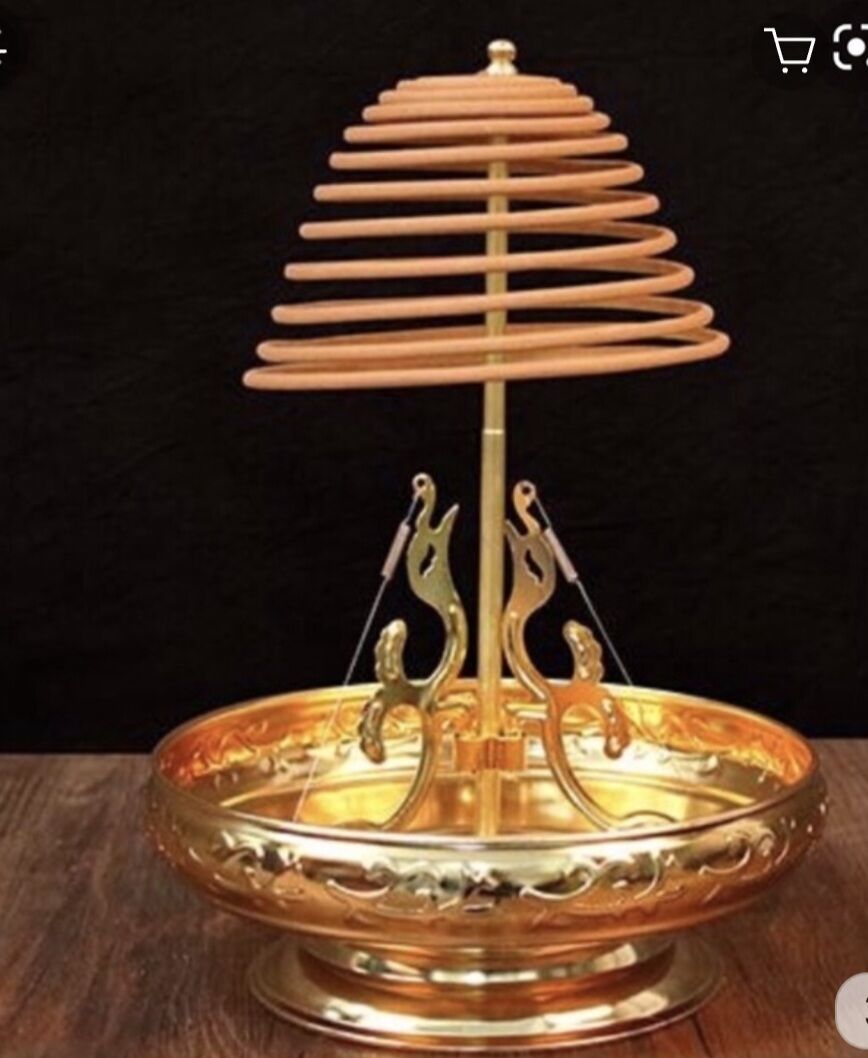 khay đốt nhang khoanh 24h