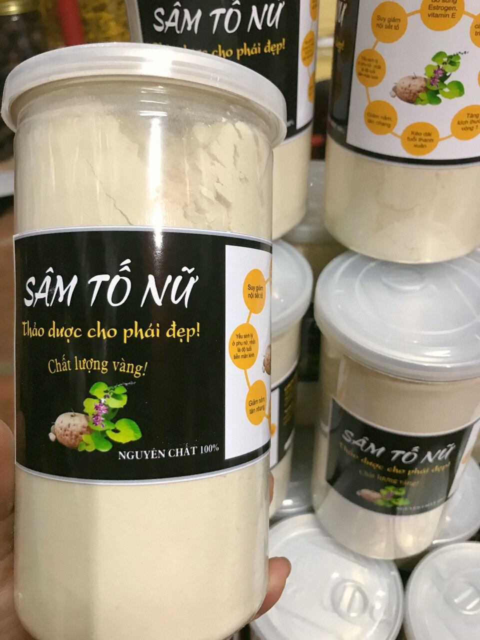 Bột sâm tố nữ nguyên chất 500g,sỉ lẻ sâm tố nữ,sâm tố nữ làm trắng da,tăng cường nội tiết tố,tăng size và săn chắc vòng 1