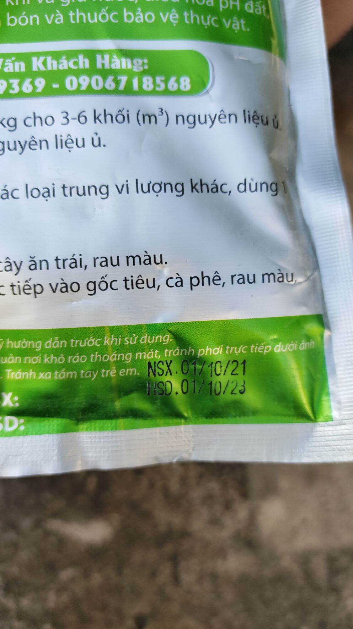 Gói 1kg Nấm Đối Kháng TRICHODERMA SP  (6 tỉ bào tử)