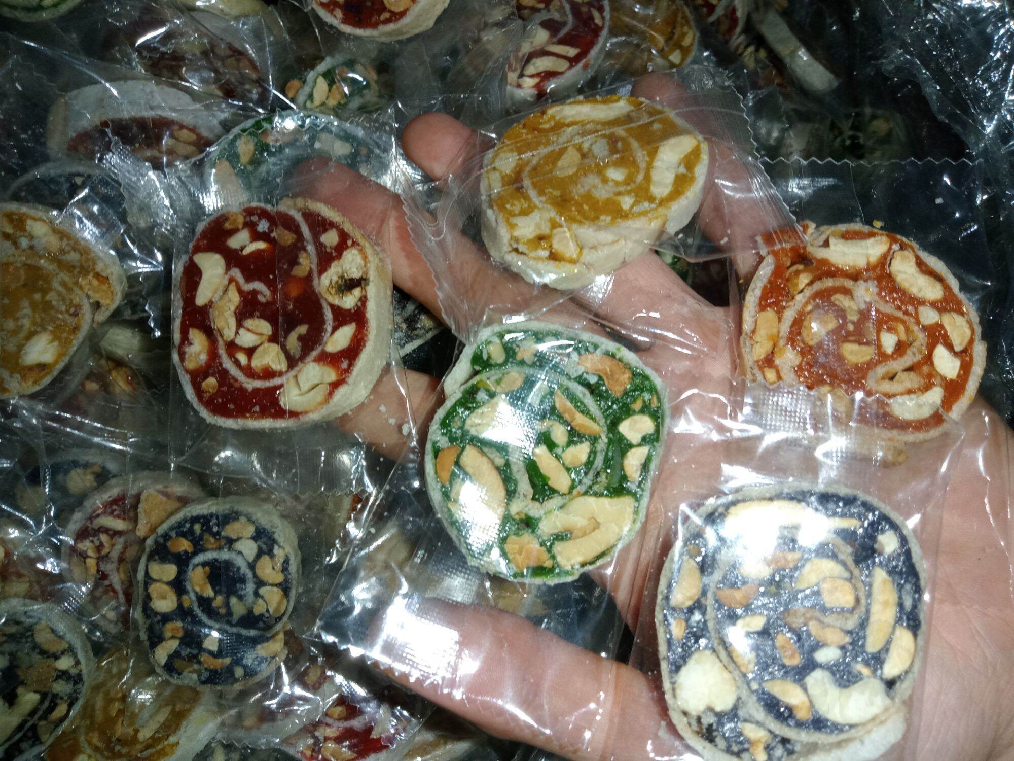 500g Kẹo chuối cuộn mix vị