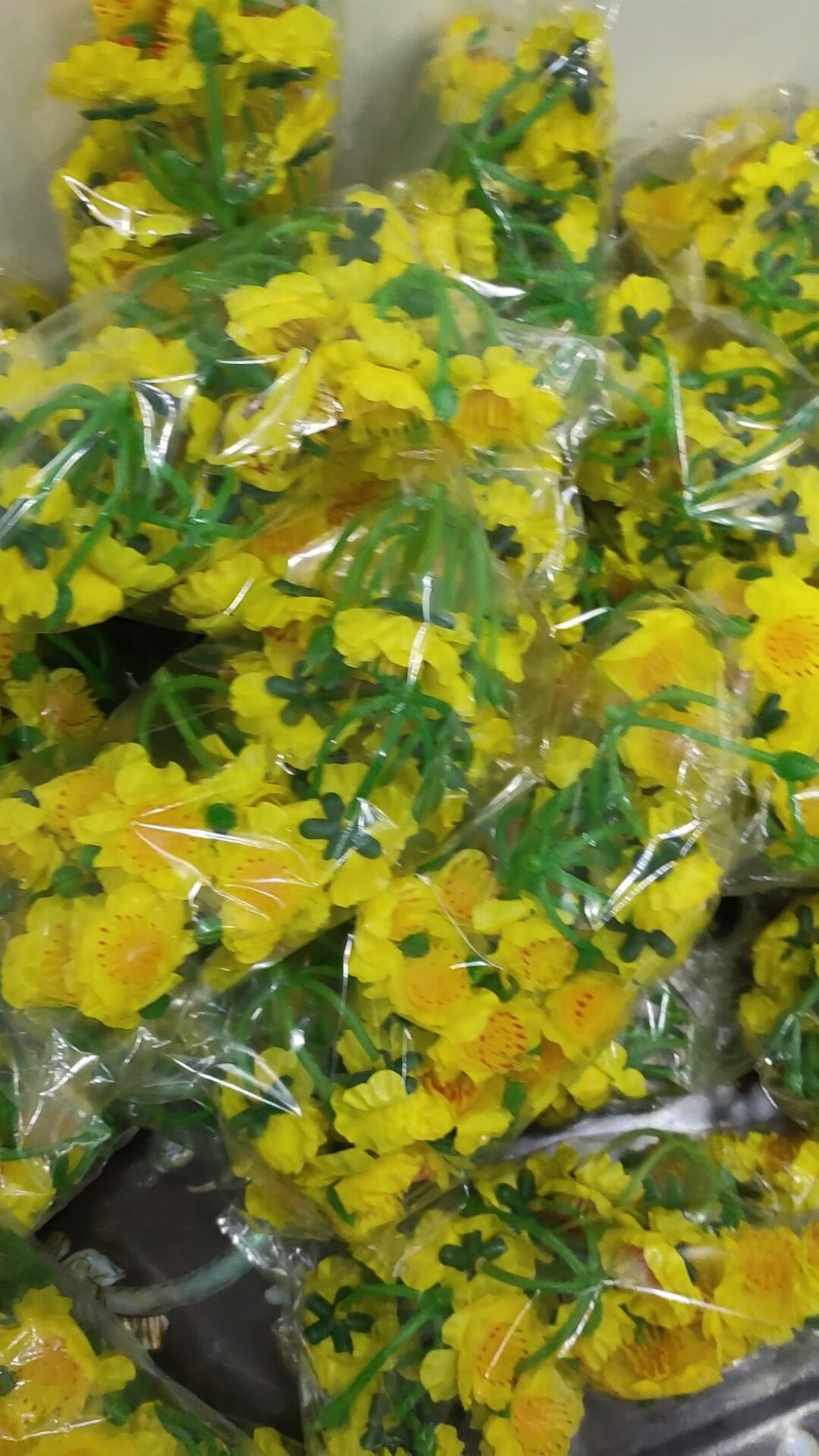 1Túi Hoa mai vàng trang trí tết