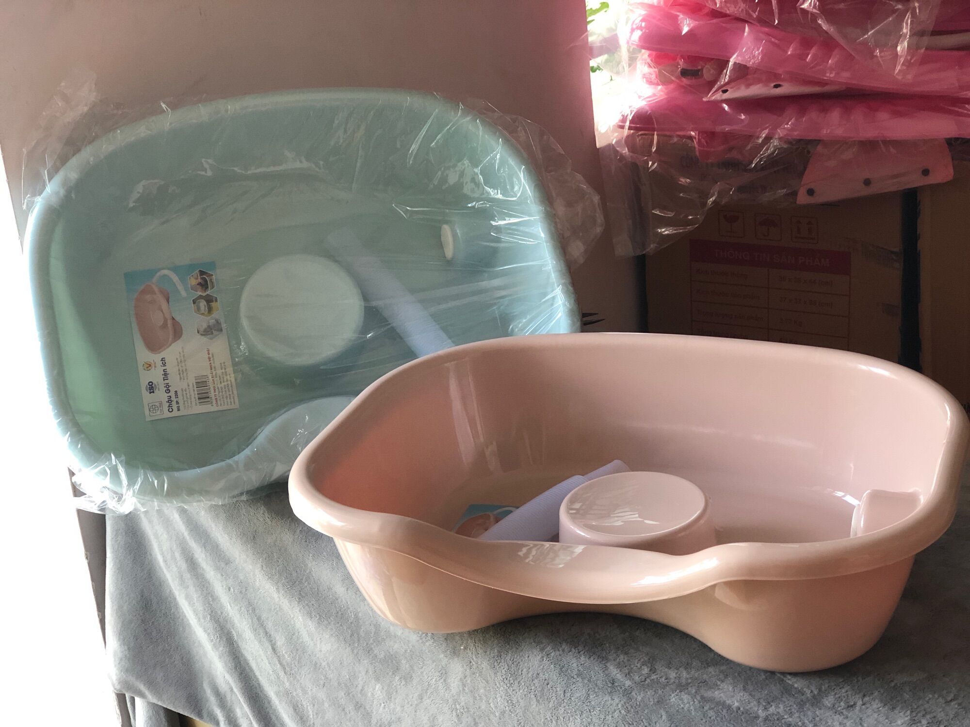 [HCM] CHẬU GỘI ĐẦU TIỆN ÍCH