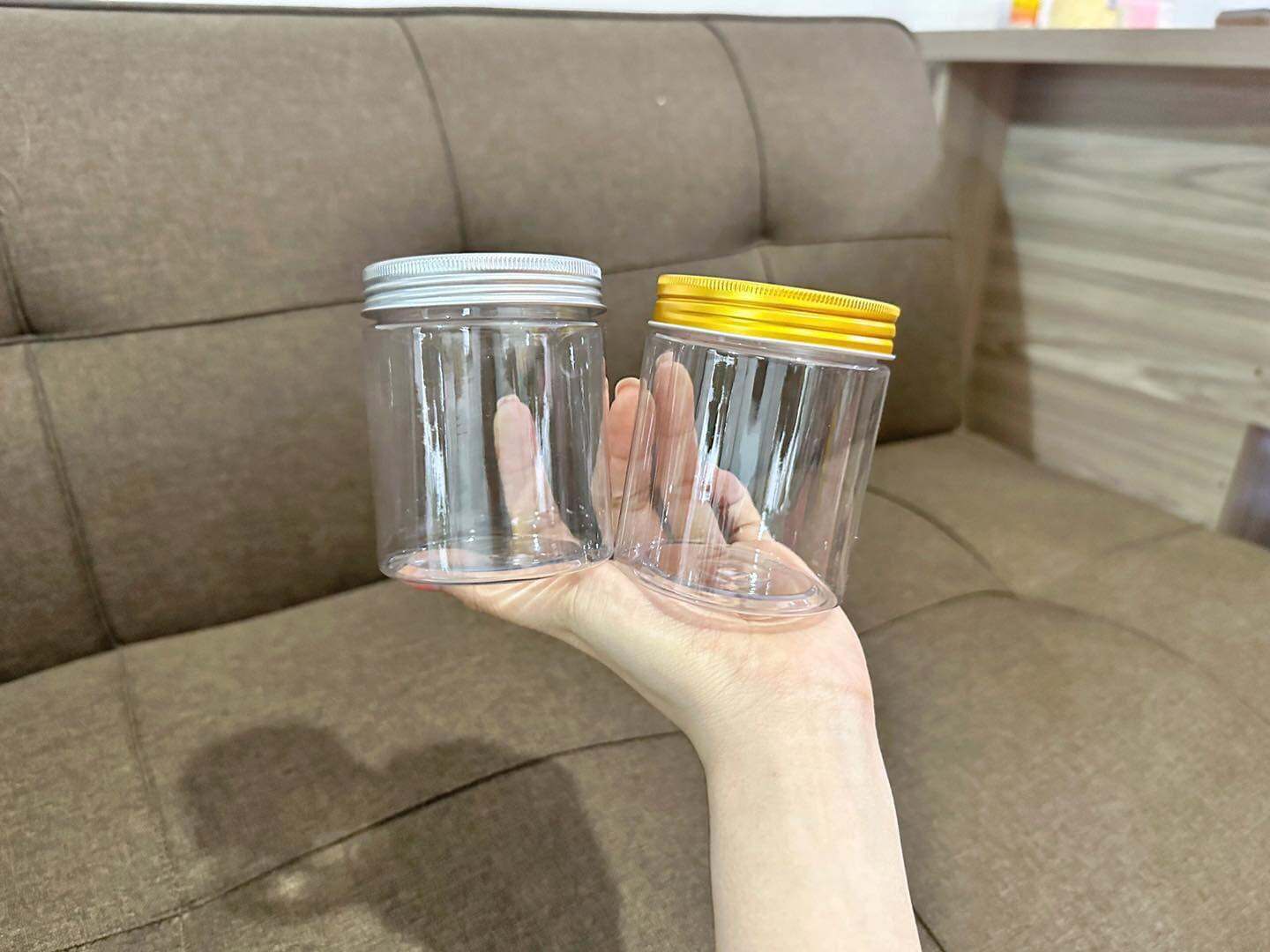 (Combo 5) hủ đựng kem nắp nhôm 200gr có nắp lót ( lùn,cao)