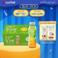 Thùng 24 chai Trà Tắc Tự Nhiên TH true TEA 350 ml