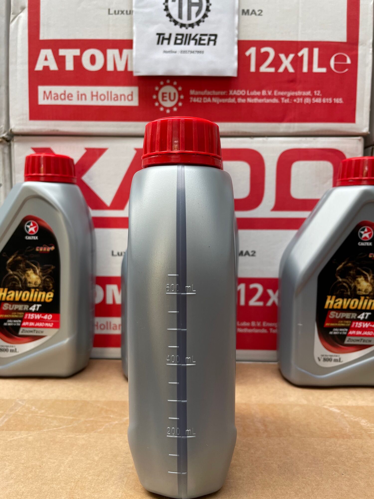 Dầu nhớt xe số CALTEX HAVOLINE Super 4T 15W40 800ml
