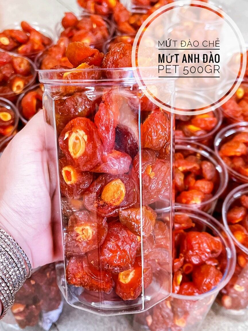 Mứt đào chẻ đôi 500g ( Hàng sạch loại 1)