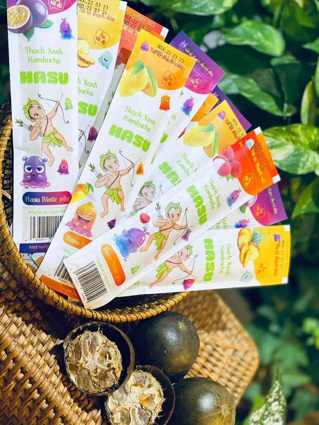 Thạch rau câu Hasu 500gr