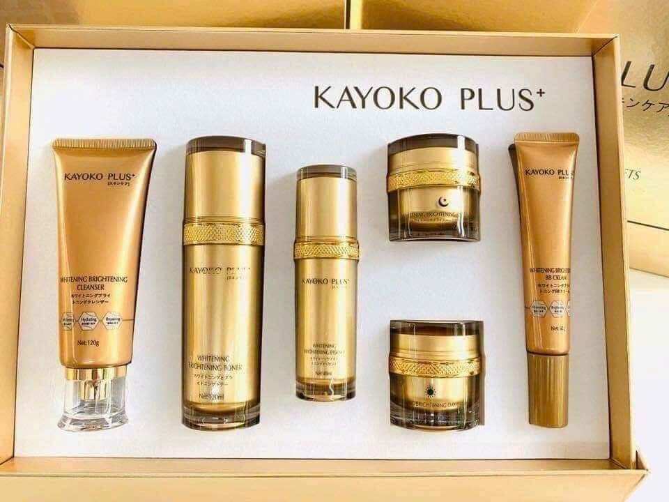 bộ mỹ phẩm kayoko plus vàng