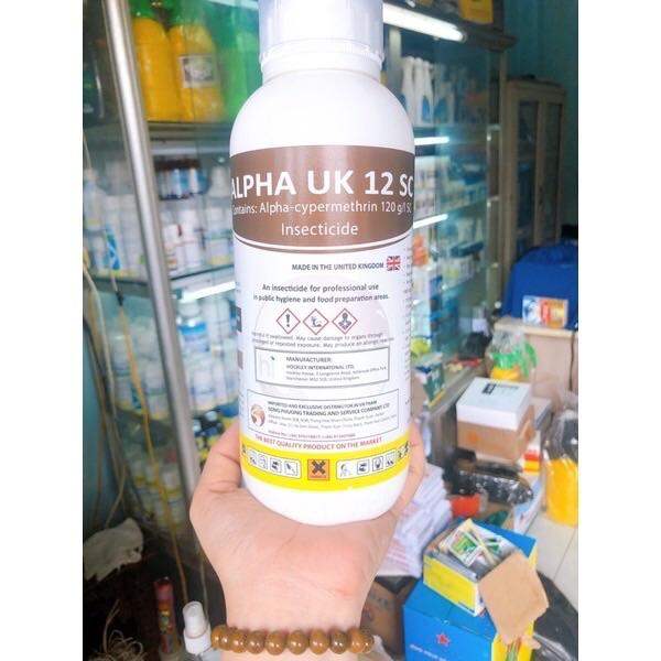 Thuốc diệt muỗi và các loại côn trùng alpha uk nhập anh quốc chai 1 lít