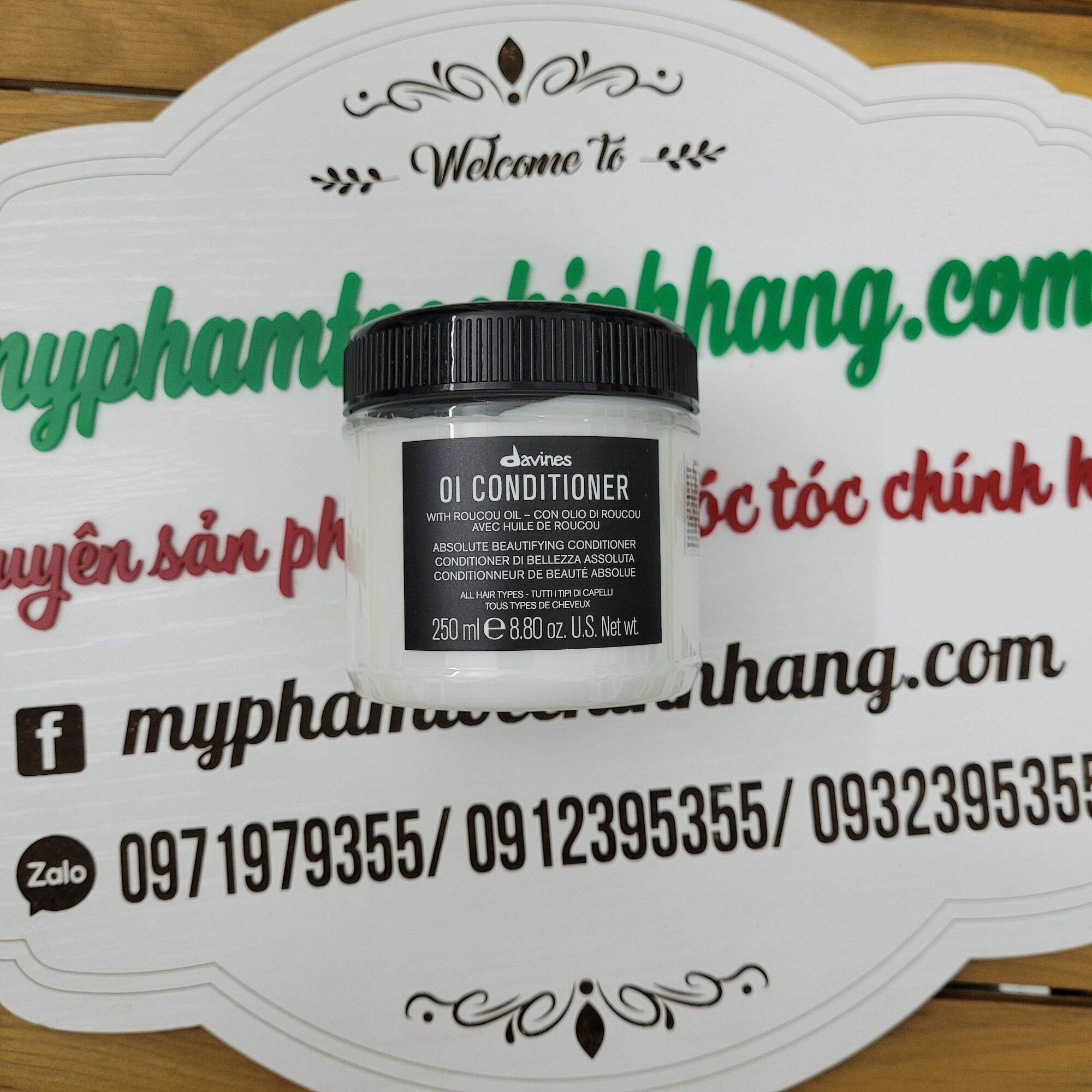 DẦU GỘI XẢ DAVINES OI ABSOLUTE SUÔN MƯỢT 280ML - 250ML