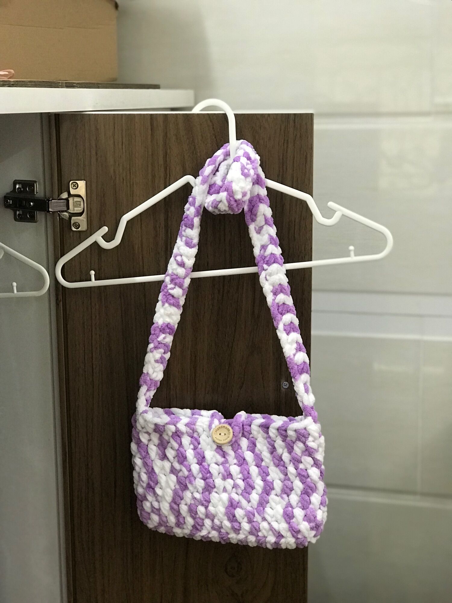 TÚI LEN BÔNG MỀM - TÚI LEN NHUNG ĐŨA HANDMADE