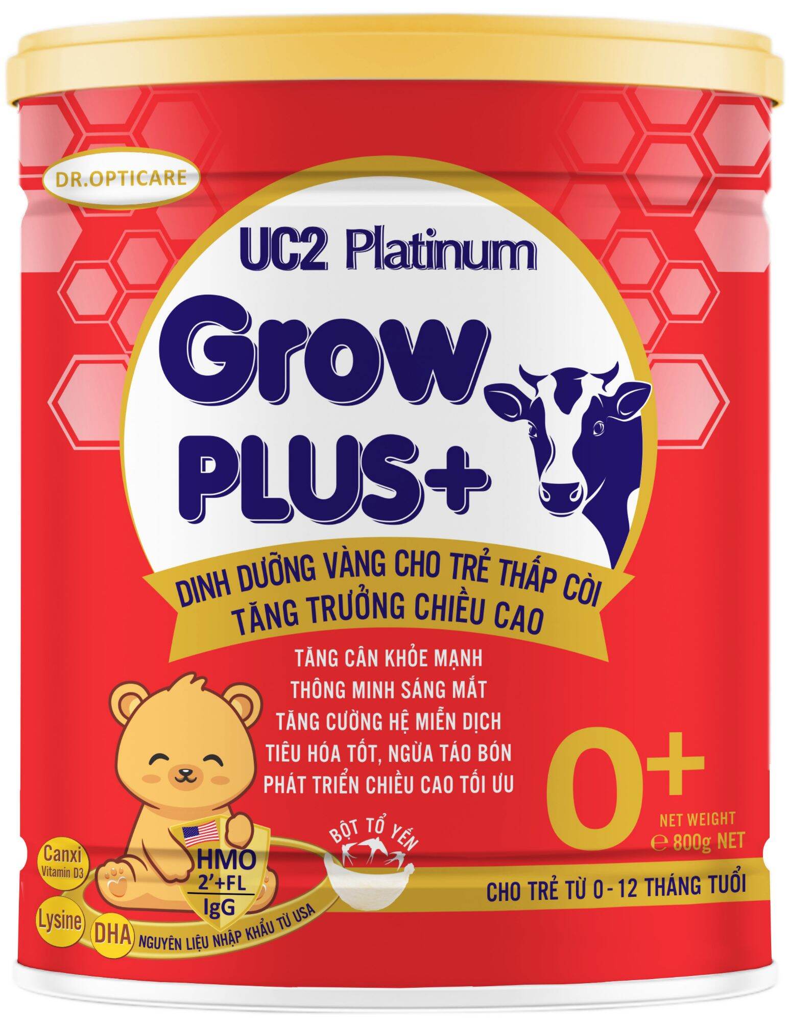 UC2 Platinum Grow Plus+ cho trẻ từ 0 đến 12 tháng tuổi