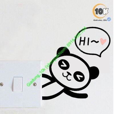 Decal dán ổ điện nhiều mẫu 10*13cm (lựa chọn mẫu trong tùy chọn)