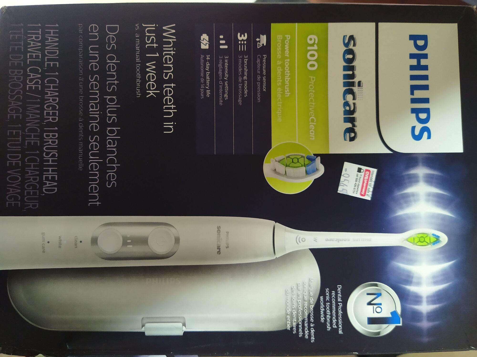 Bàn chải điện Philips Sonicare 6100