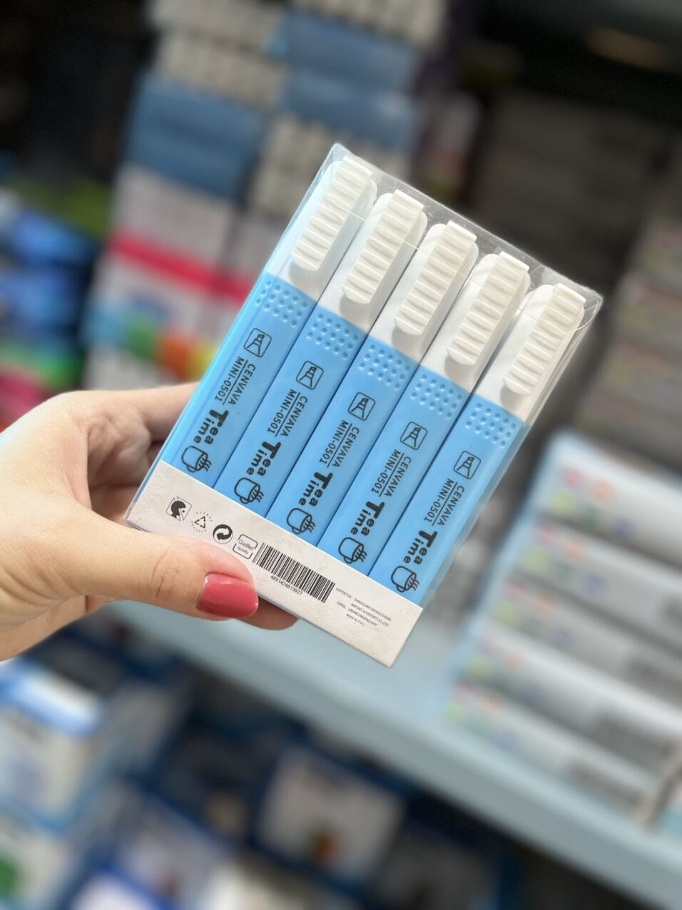 Hộp 10 cây bút dạ quang Mini-0501 giá sỉ