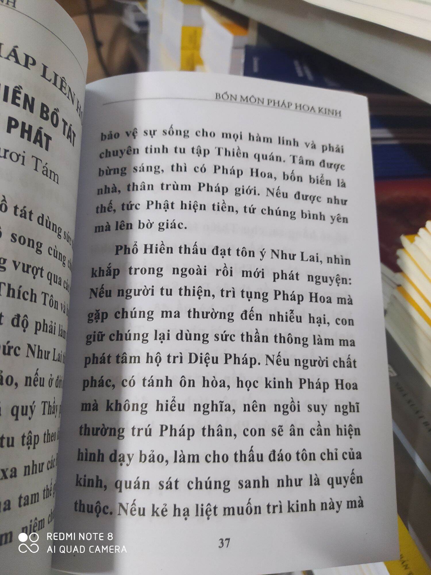 Kinh Bổn Môn Pháp Hoa bìa xám