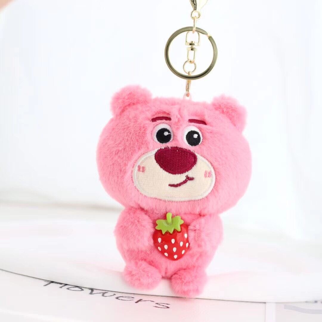🍓MÓC KHOÁ GẤU DÂU LOTSO
