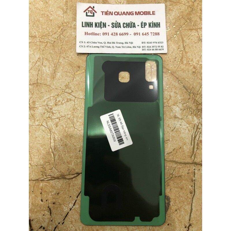 Nắp lưng ĐT Samsung A8 Star (màu trắng, đen đủ hình)