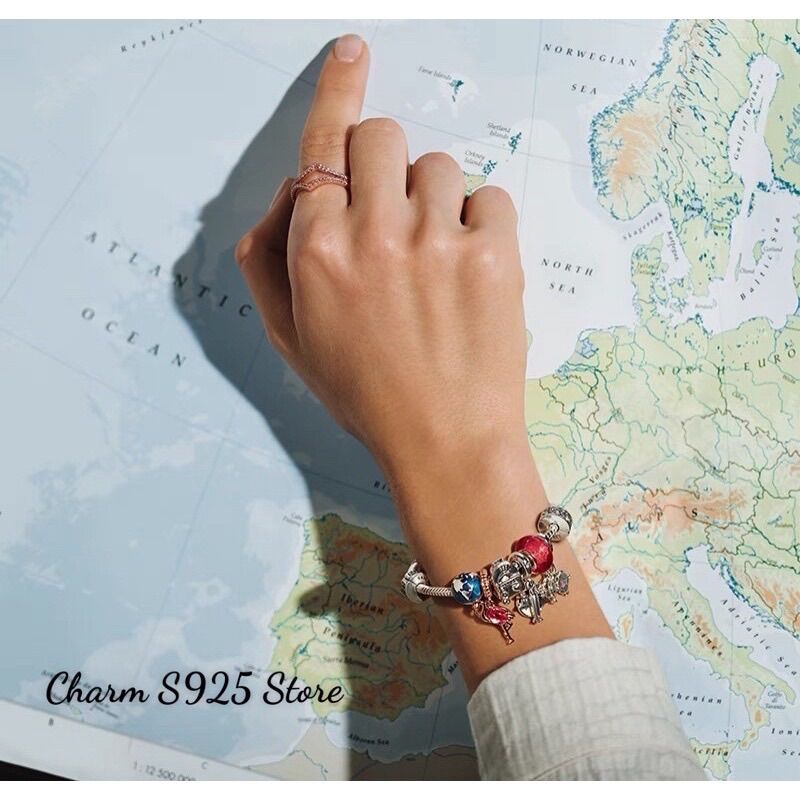 CHARM PANDORA ALE HỒNG HẠC BẠC S925