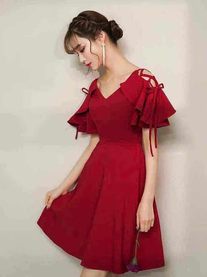 Đầm đan dây tay Big size