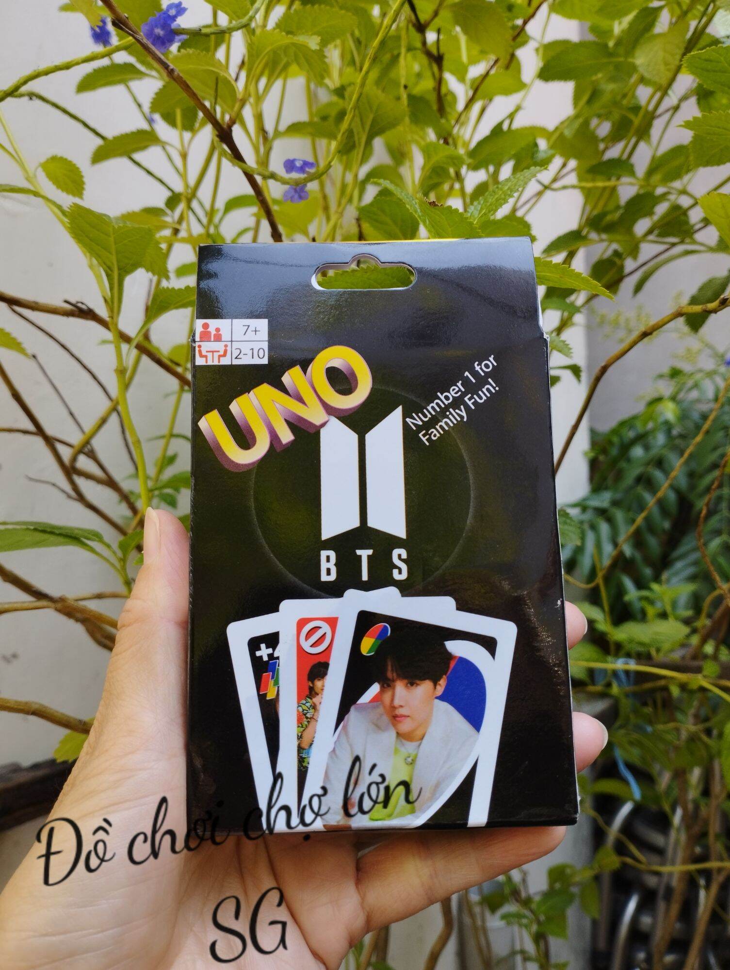 Bộ Bài UNO BTS (108 Lá) Giấy Cứng