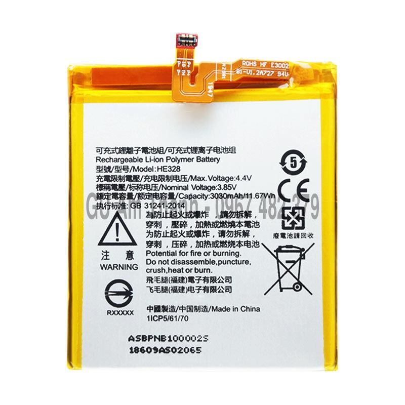 Pin cho Nokia 8 TA-1004 TA-1012 dung lượng 3030mAh Zin máy