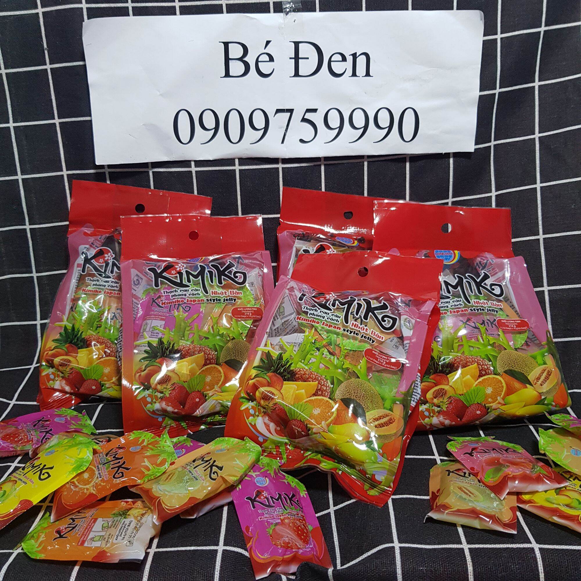 [HCM]Thạch rau câu Kimiko 216g