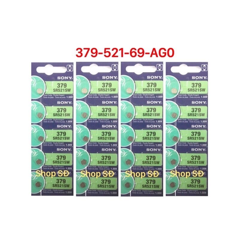 Pin SR521w - 379- 69-AG0- 1 viên pin