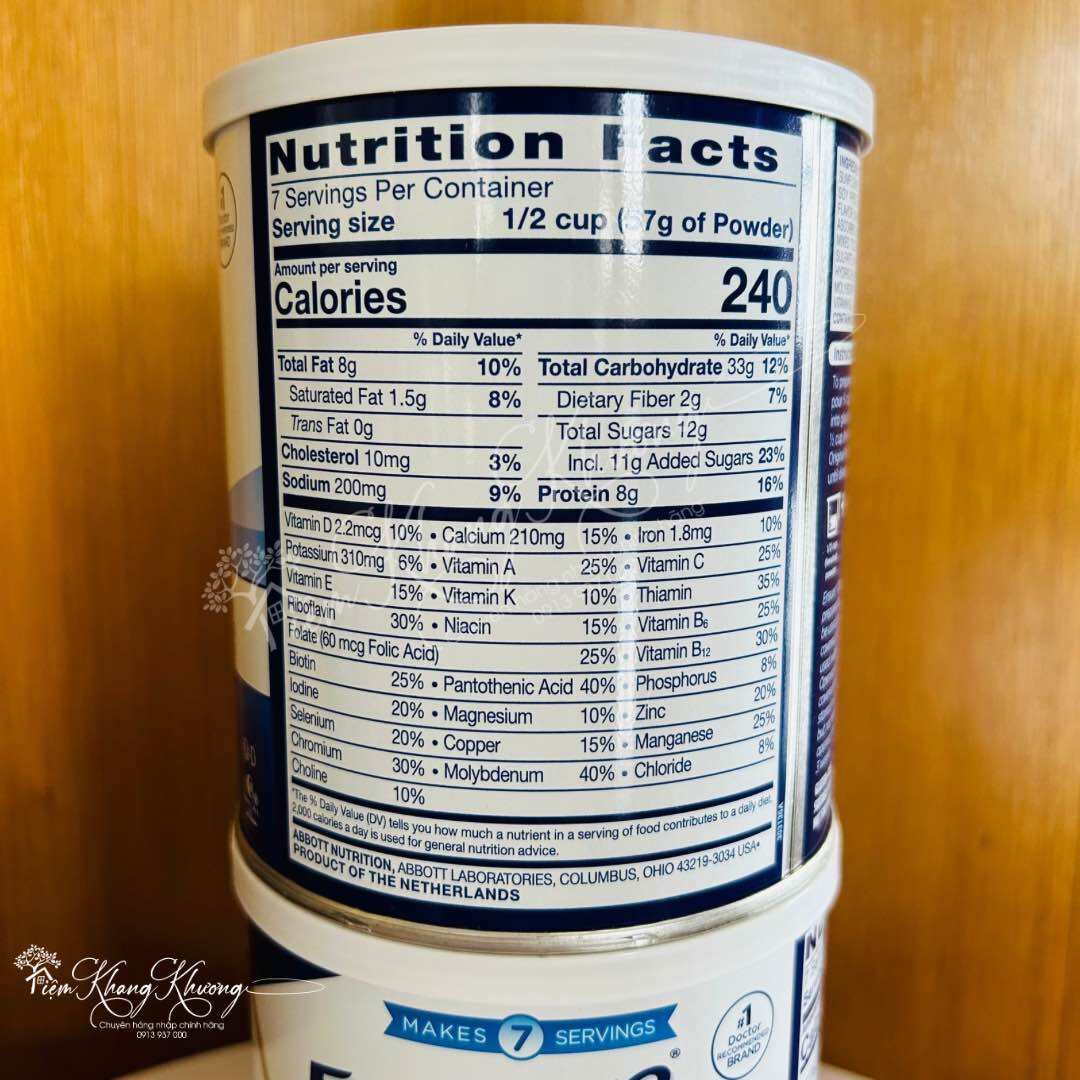 Sữa bột ENTRUST dành Cho Người Tiểu Đường - ăn kiêng - 400G (Hàng Nhập Mỹ Chính Hãng)