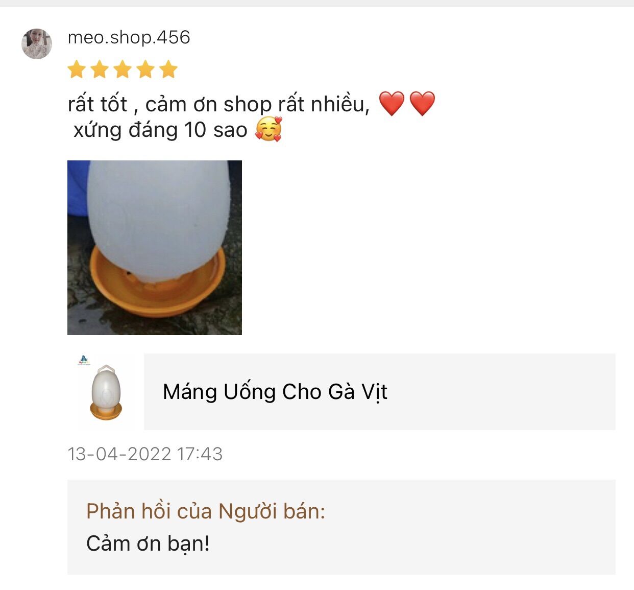 Máng Uống Cho Gà Vịt 2, 4, 8 Lít