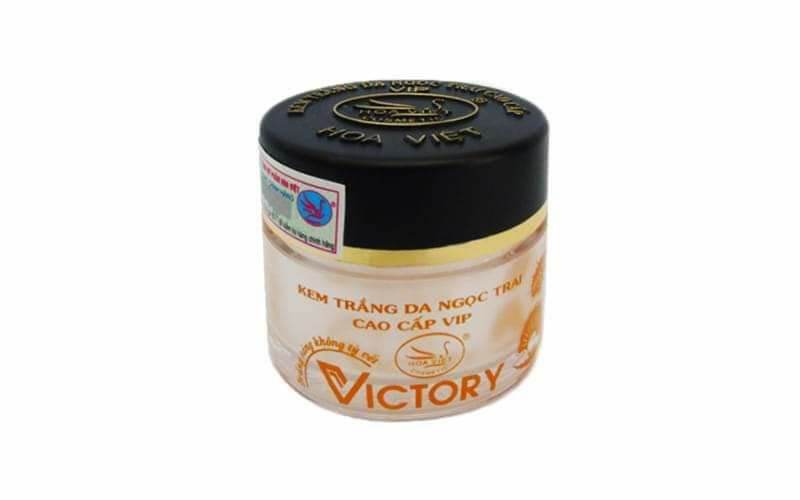 Kem Victory Hoa Việt Dưỡng Trắng Da Ngọc Trai Vip Đen