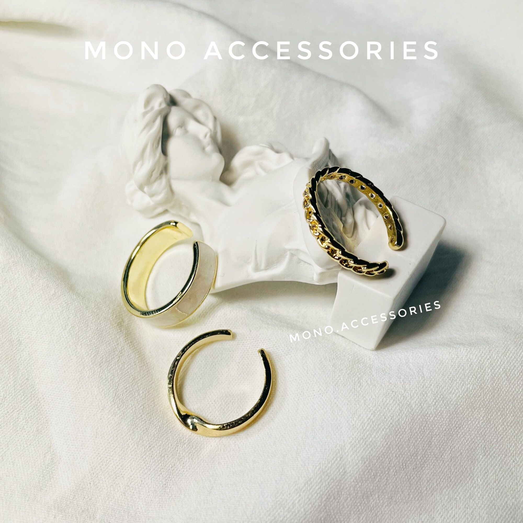 Set 3 nhẫn vintage hot trend mono.accessories