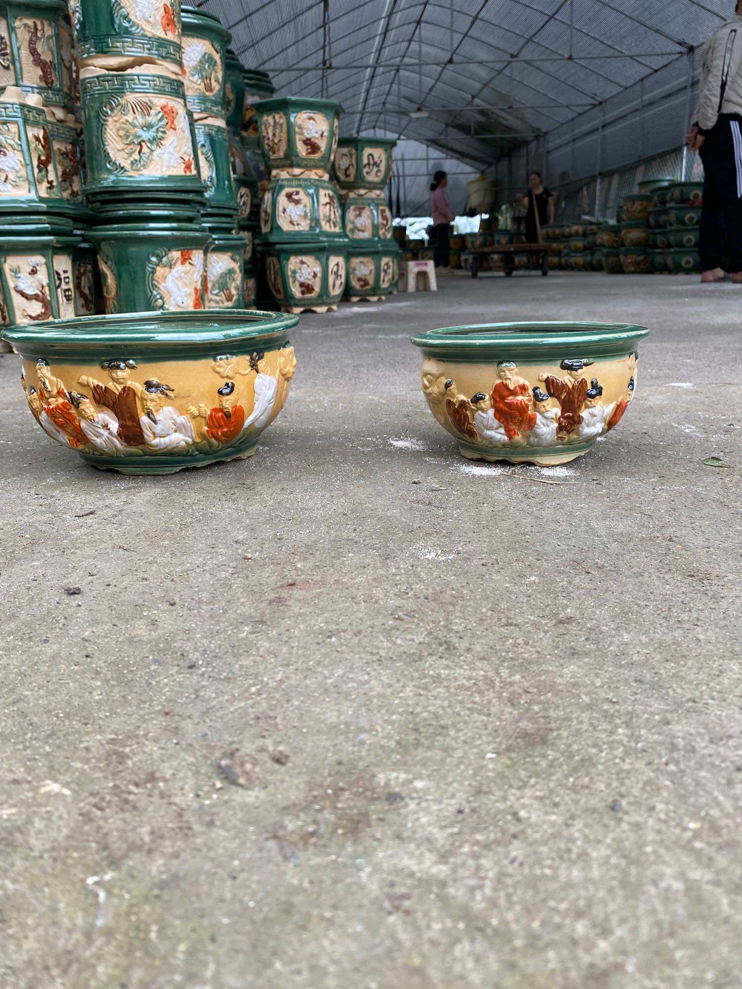 Bộ đôi chậu bát tiên